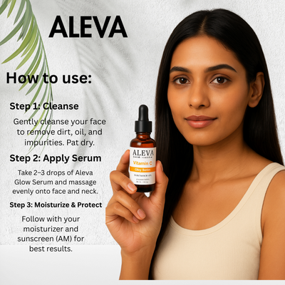 How to use Aleva Vitamin C Glow Serum — Step-by-Step